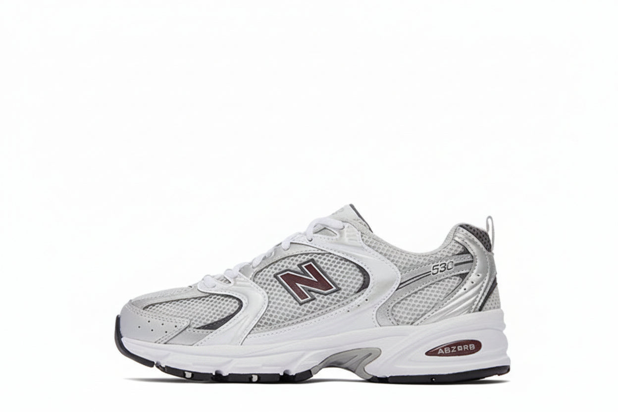 New Balance NB530 – Sneakers Vintage Gris Argent