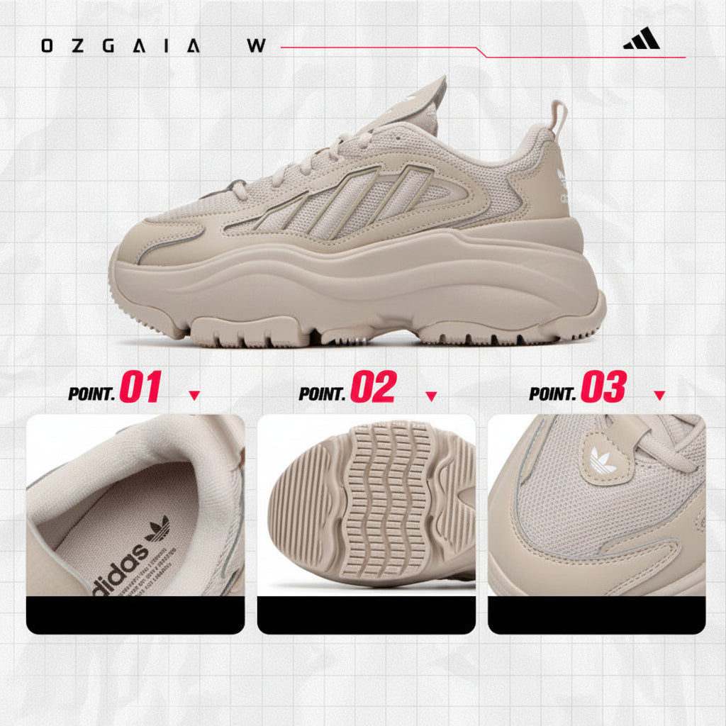 Adidas Clover – Sneakers Plateforme Femme Vintage