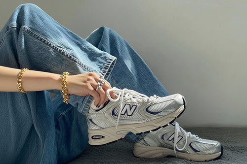 New Balance NB530 – Sneakers Vintage Gris Argent